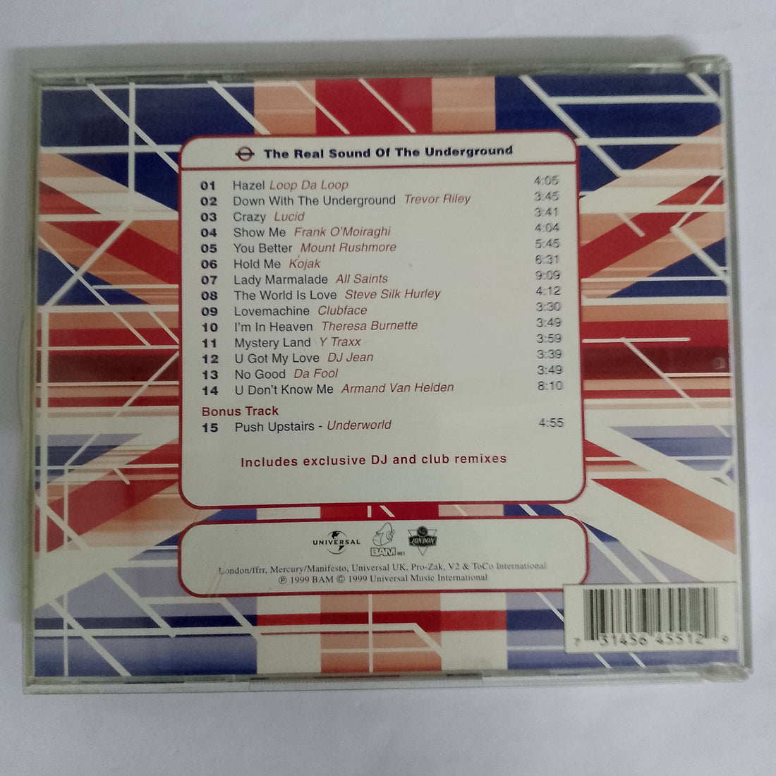 ซีดี Various - London Underground 3 - The Real Sound of The Underground CD VG+