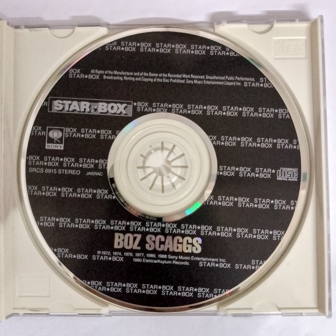 ซีดี Boz Scaggs - Star Box CD VG