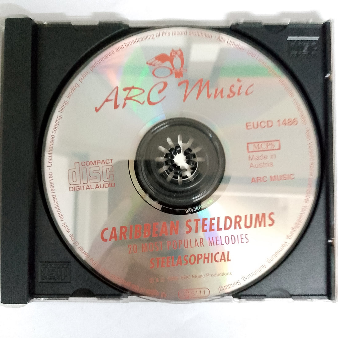 ซีดี Steelasophical - Caribbean Steeldrums: 20 Most Popular Melodies CD VG