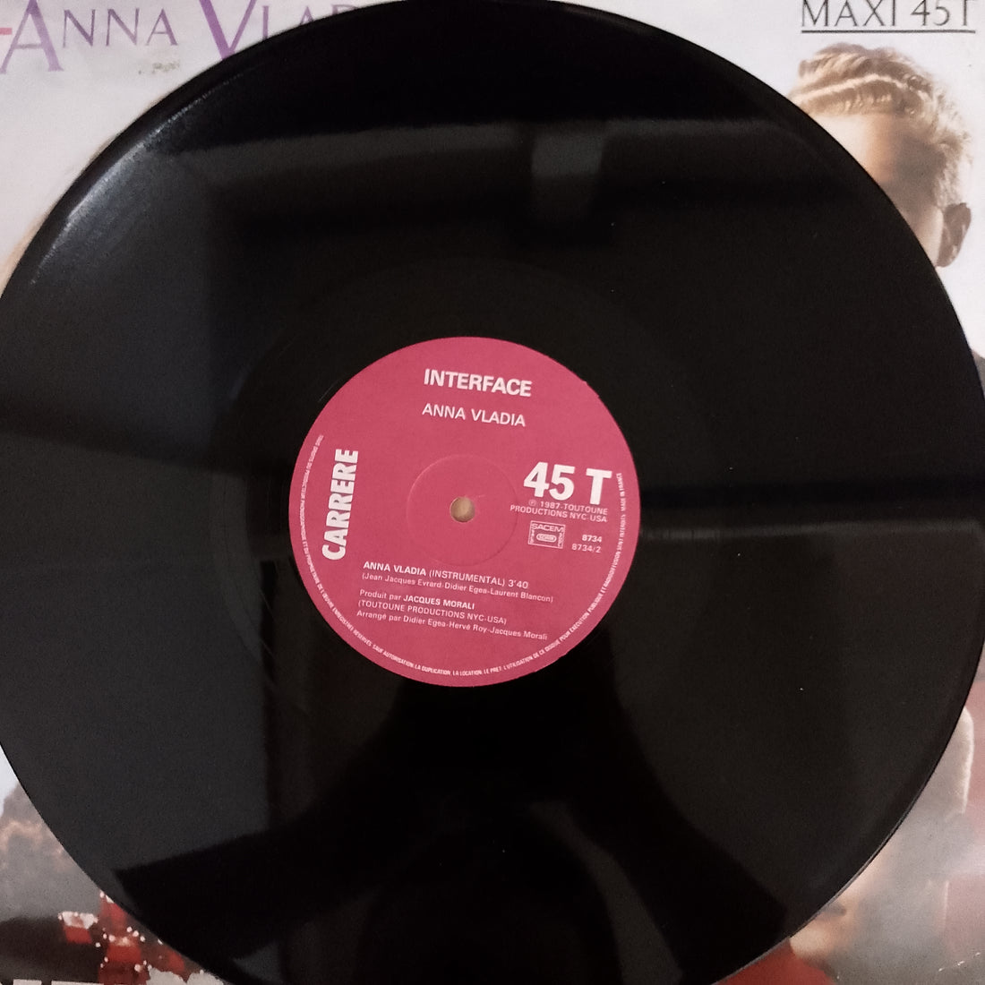 แผ่นเสียง Interface - Anna Vladia Vinyl VG+