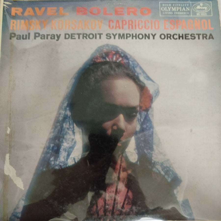 แผ่นเสียง Maurice Ravel / Nikolai Rimsky-Korsakov - Paul Paray Conducting The Detroit Symphony Orchestra - Bolero / Capriccio Espagnol Vinyl G