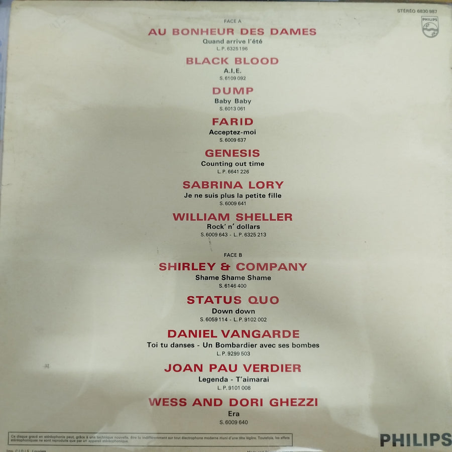 แผ่นเสียง Various - Hit Parade Des Jeunes Vedettes Phonogram RTL Clermont-Ferrand Vinyl VG