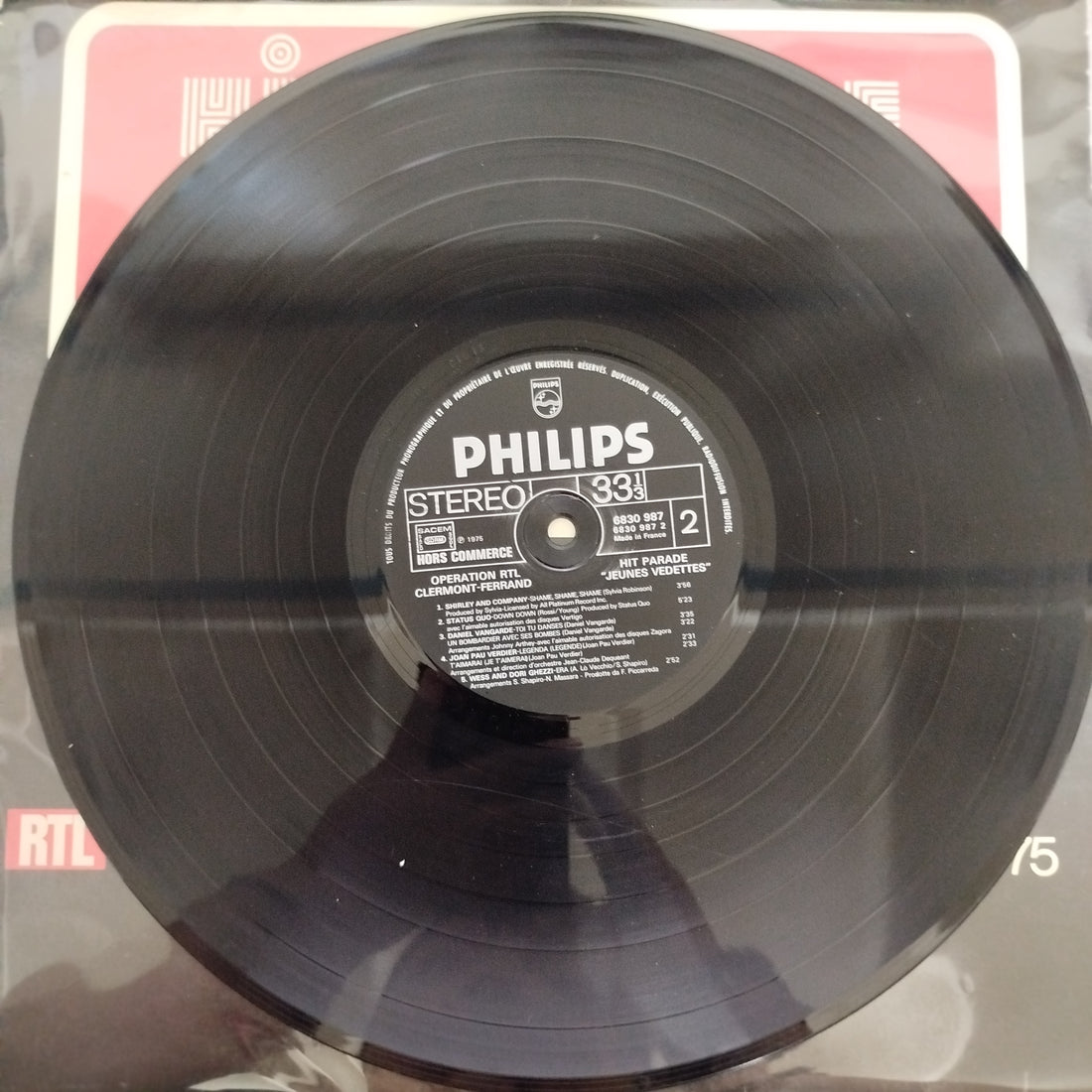 แผ่นเสียง Various - Hit Parade Des Jeunes Vedettes Phonogram RTL Clermont-Ferrand Vinyl VG