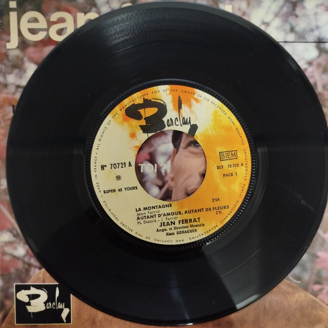 แผ่นเสียง Jean Ferrat - La Montagne Vinyl VG