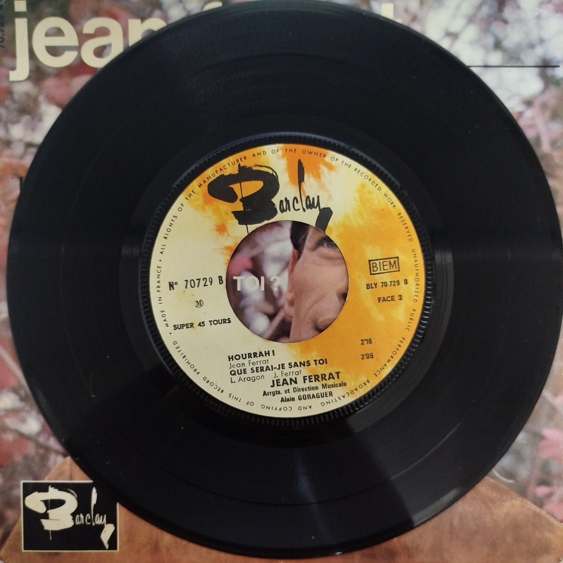 แผ่นเสียง Jean Ferrat - La Montagne Vinyl VG