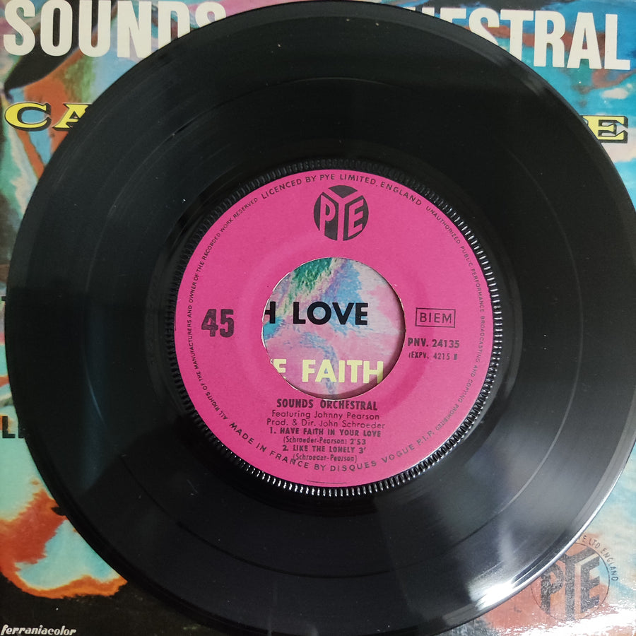 แผ่นเสียง Sounds Orchestral Feat. Johnny Pearson - Cast Your Fate To The Wind Vinyl VG+