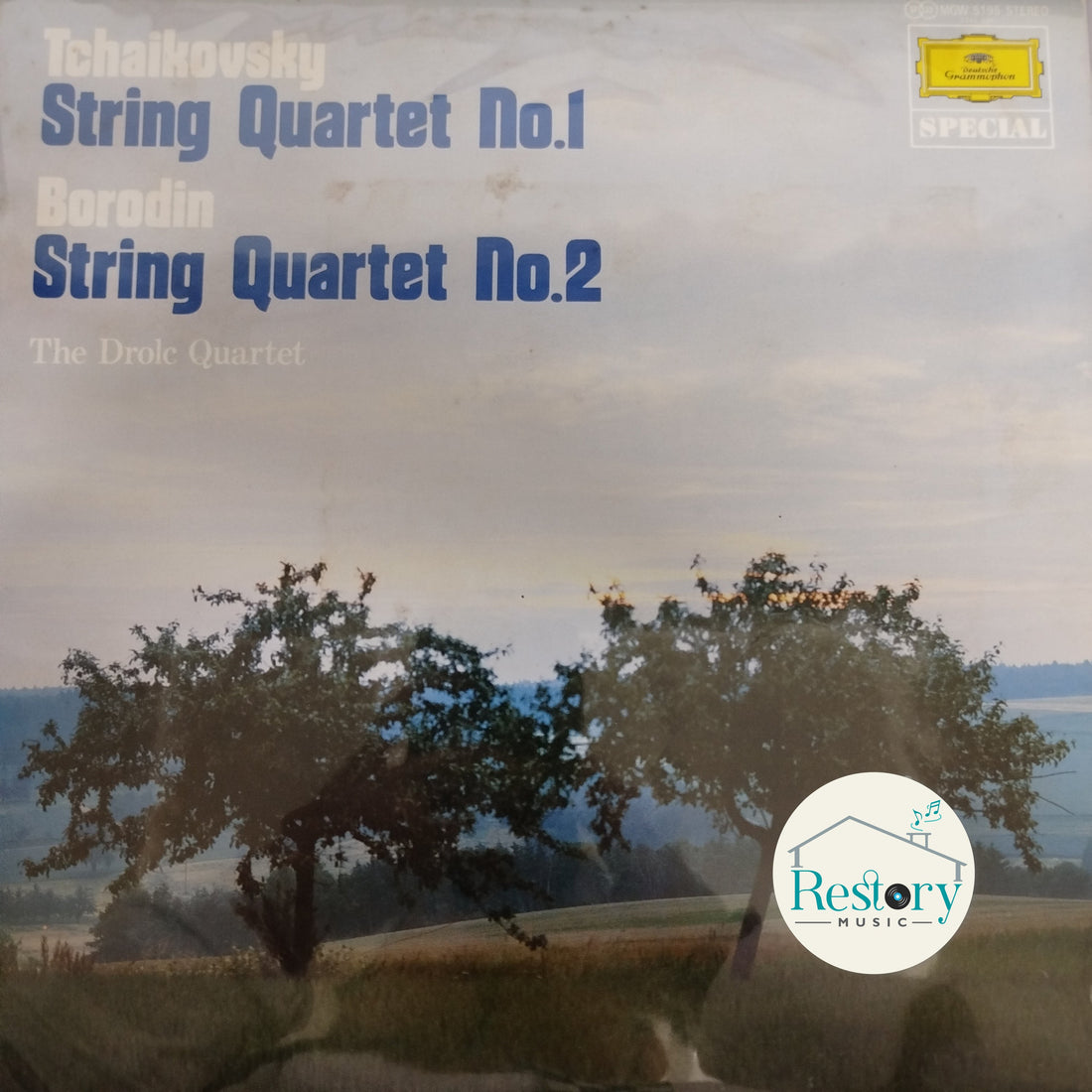 แผ่นเสียง Tchaikovsky - String Quartet No.1 / Borodin - String Quartet No.2 / The Drolc Quartet Vinyl VG+