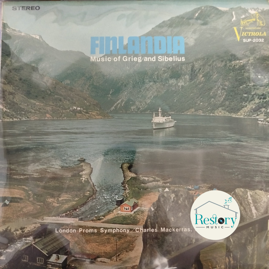 แผ่นเสียง Charles Mackerras - London Proms Symphony - Finladia Music of Grieg and Sibelius Vinyl VG+