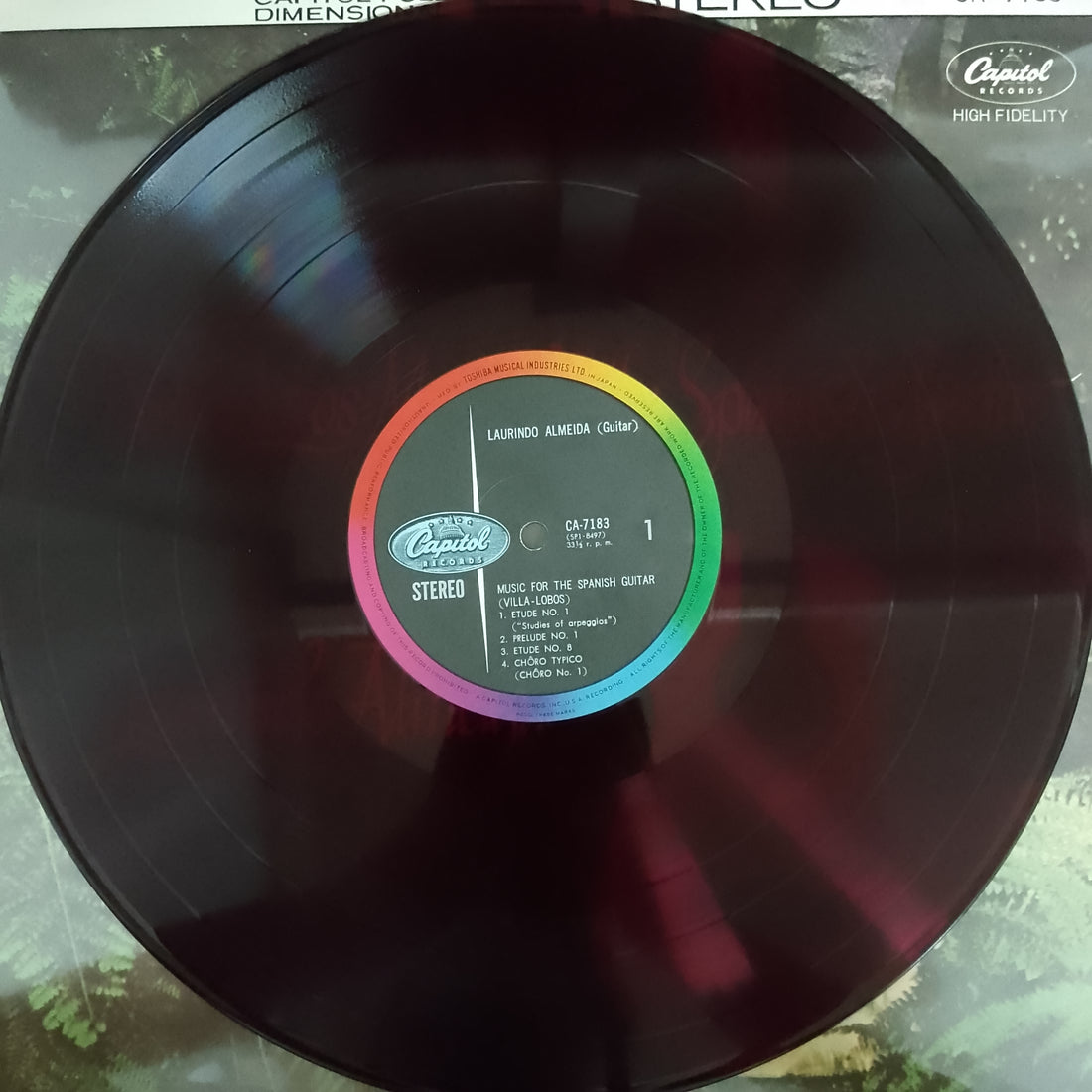 แผ่นเสียง Laurindo Almeida - Music For The Spanish Guitar Vinyl VG+ แผ่นแดง