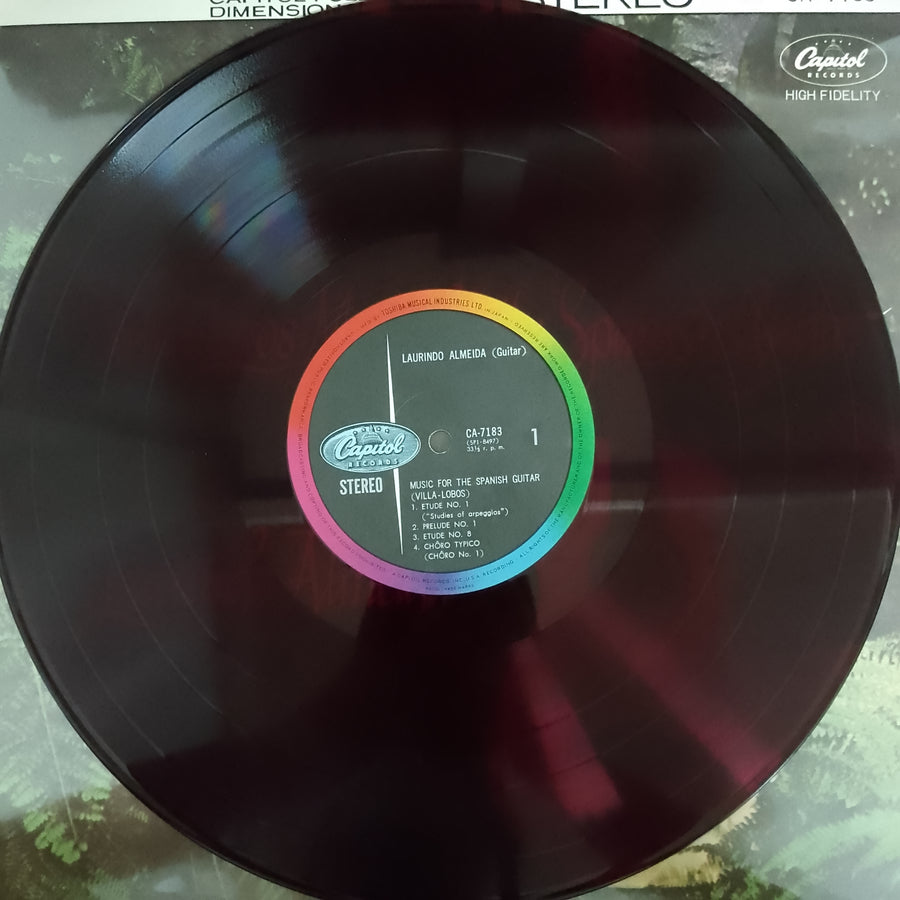 แผ่นเสียง Laurindo Almeida - Music For The Spanish Guitar Vinyl VG+ แผ่นแดง