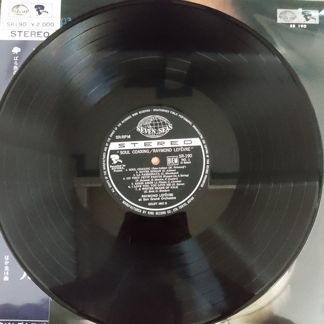 แผ่นเสียง Raymond Lefevre ET Son Grand Orchestre - Soul Coaxing Vinyl VG+