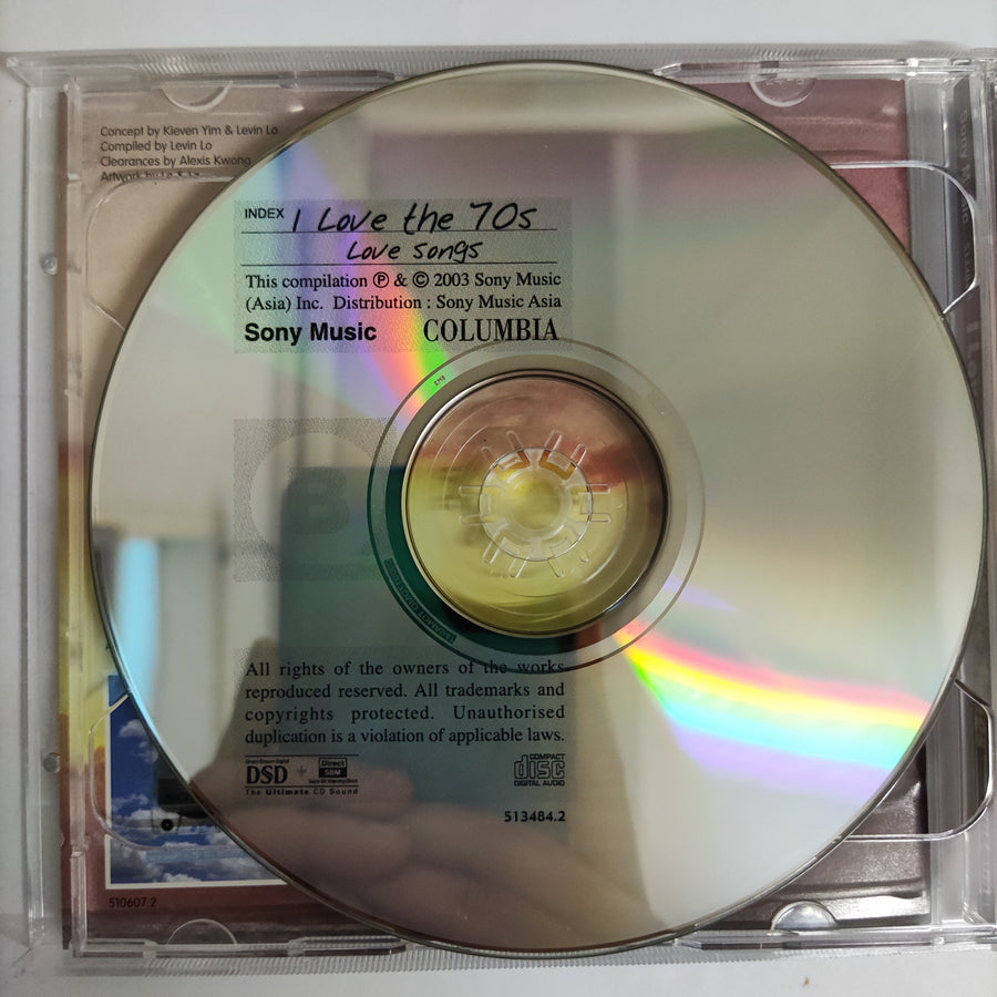 ซีดี Various - I Love The 70s: Love Songs CD VG+