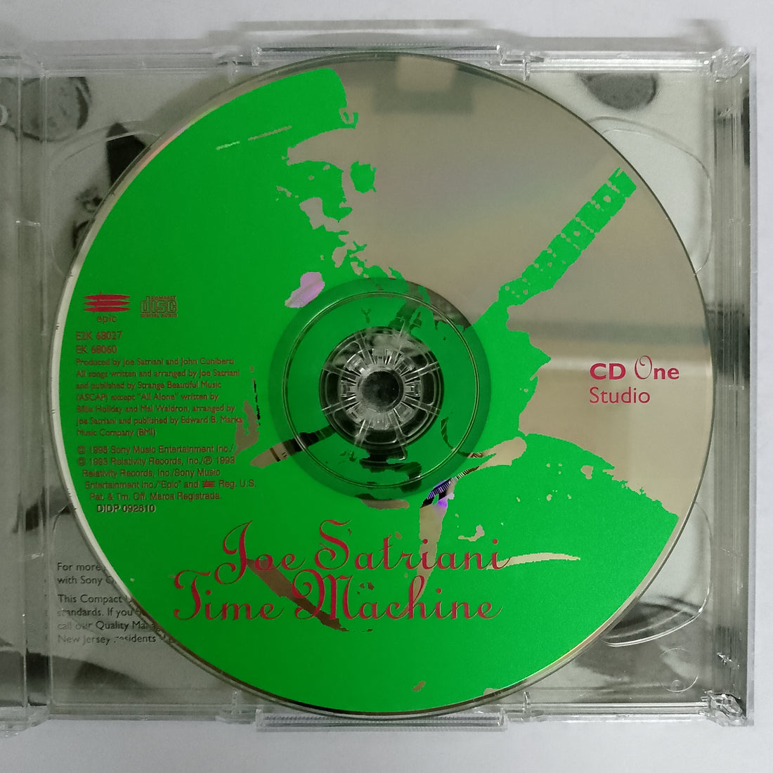 ซีดี Joe Satriani - Time Machine CD VG+ 2CDs