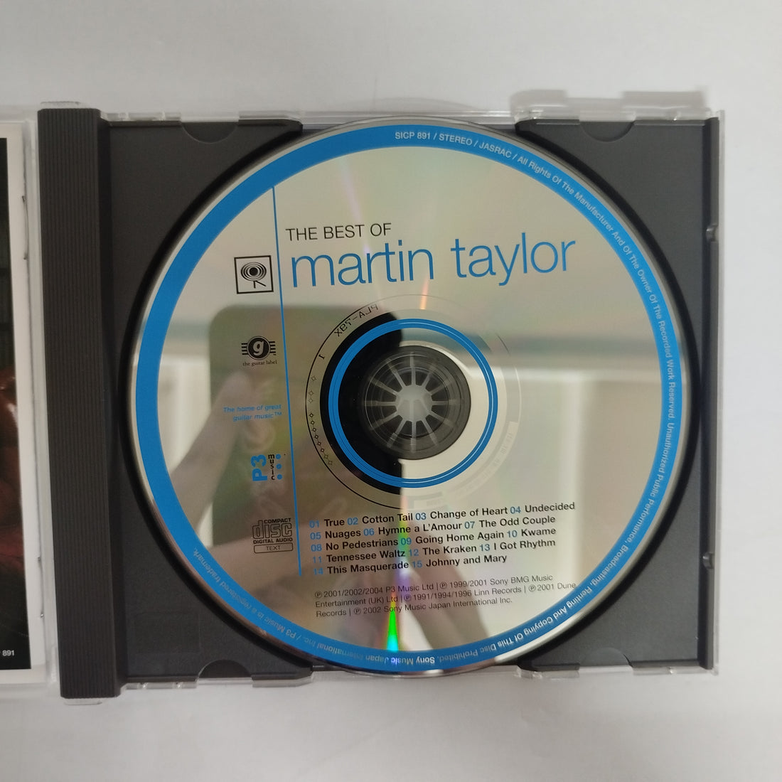 ซีดี Martin Taylor - The Best Of Martin Taylor CD NM or M-