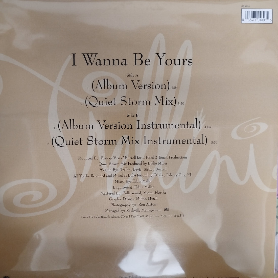 แผ่นเสียง Trellini - I Wanna Be Yours Vinyl VG+