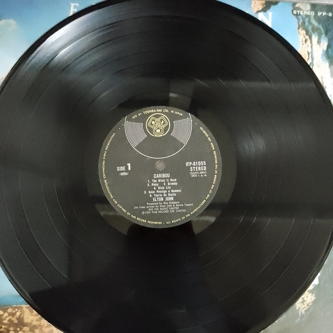 แผ่นเสียง Elton John - Caribou Vinyl VG+