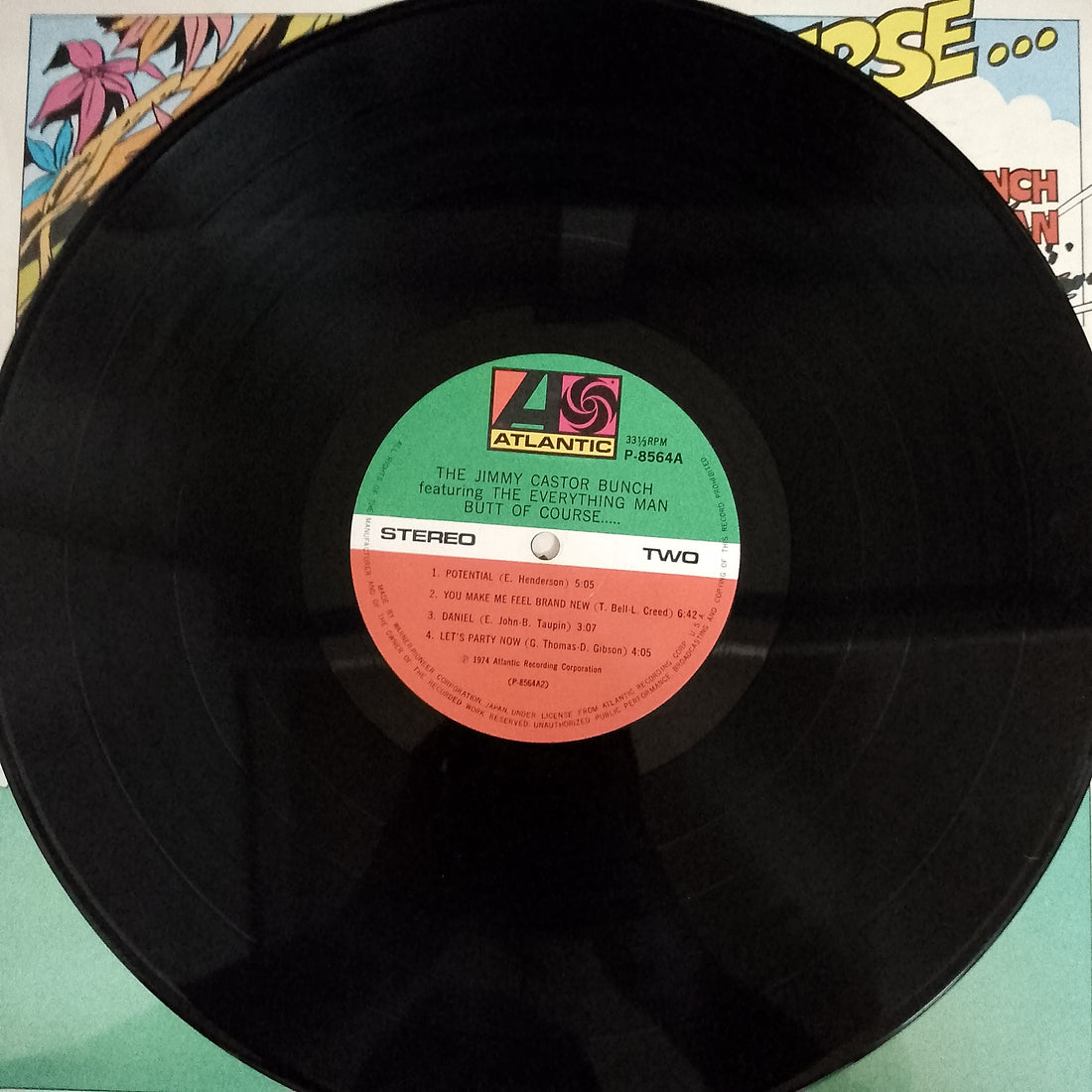 แผ่นเสียง The Jimmy Castor Bunch Featuring The Everything Man - Butt Of Course... Vinyl VG