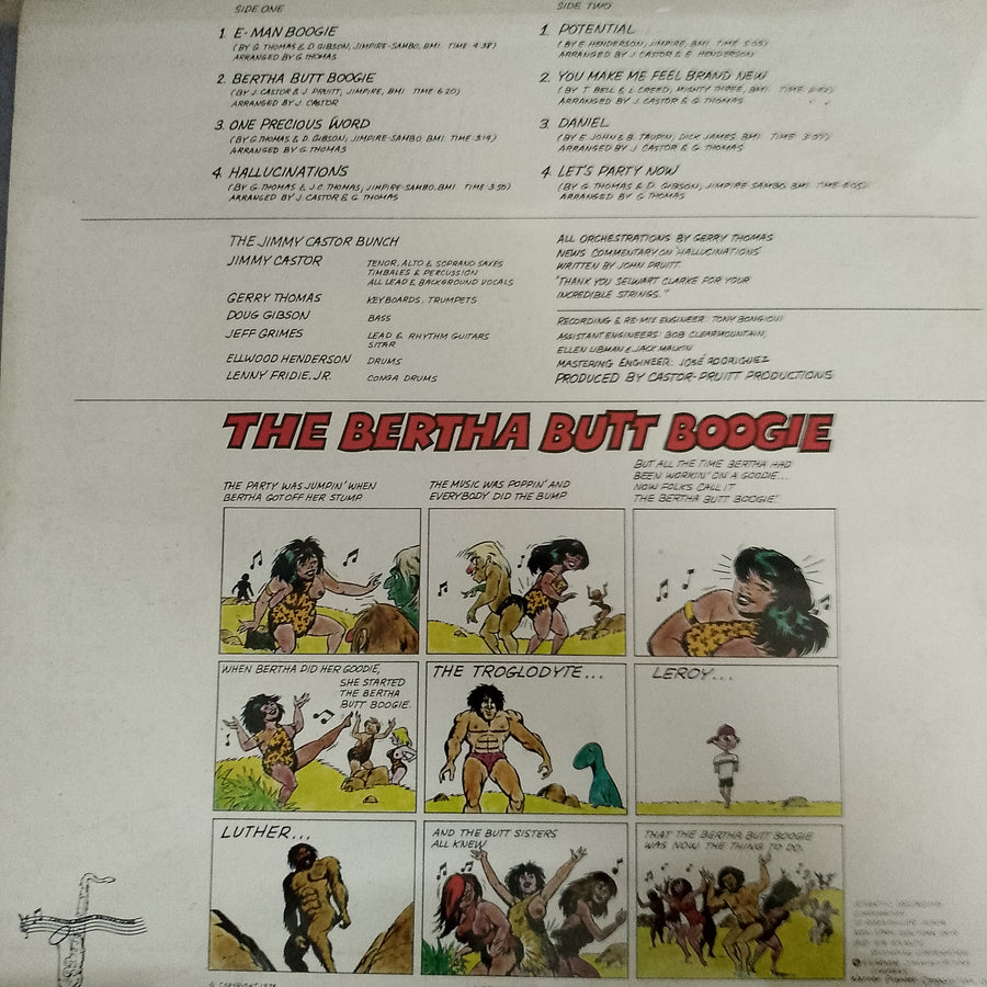 แผ่นเสียง The Jimmy Castor Bunch Featuring The Everything Man - Butt Of Course... Vinyl VG