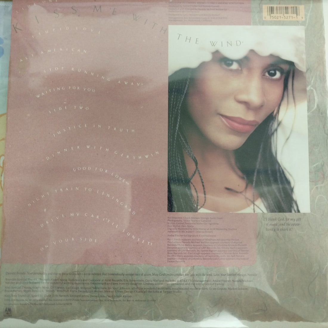 แผ่นเสียง Brenda Russell - Kiss Me With The Wind Vinyl VG+