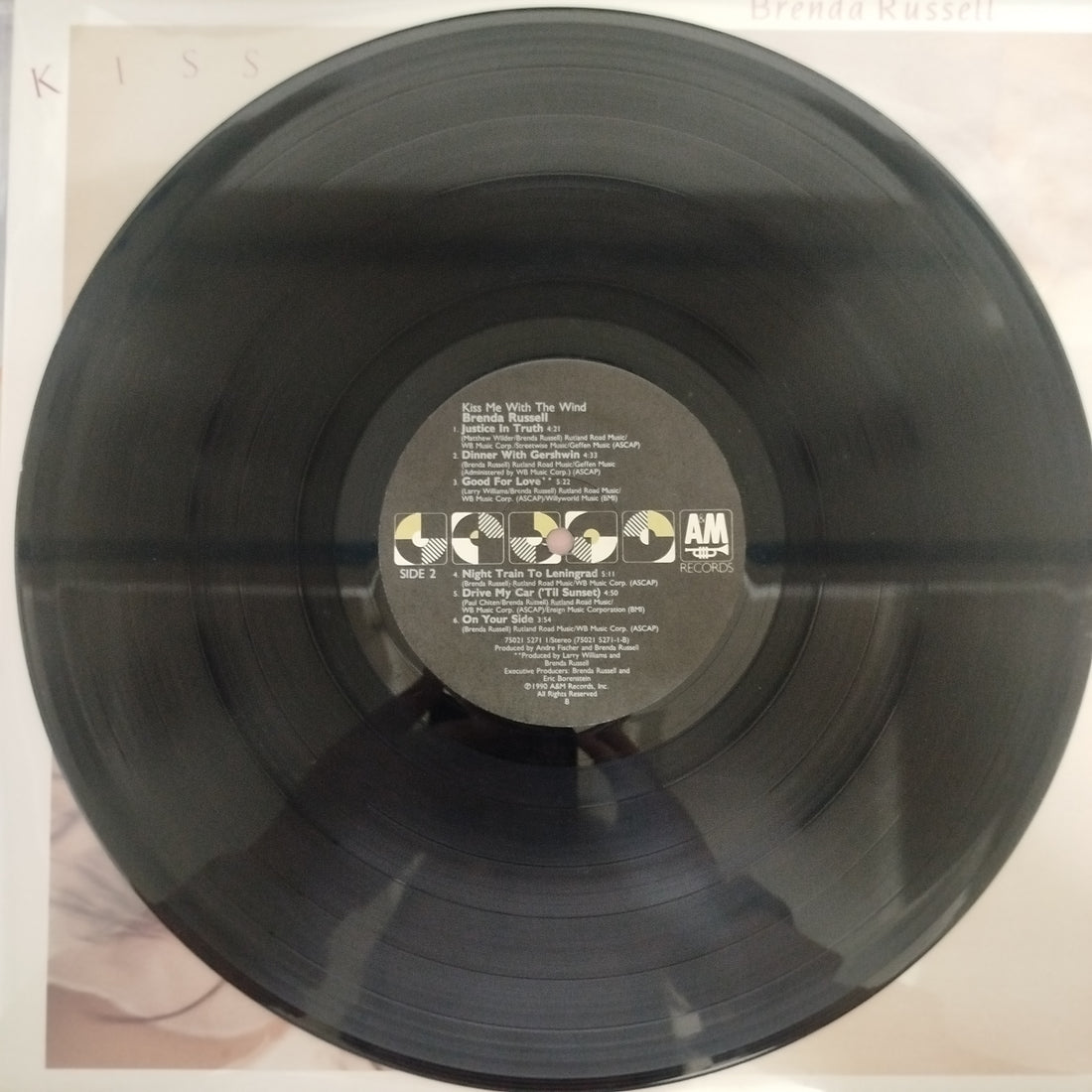 แผ่นเสียง Brenda Russell - Kiss Me With The Wind Vinyl VG+