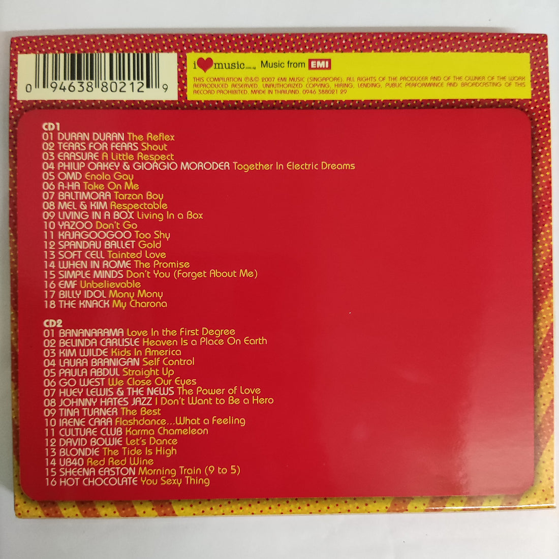 ซีดี Various - I Love 80s Blast From The Past CD NM 2CDs