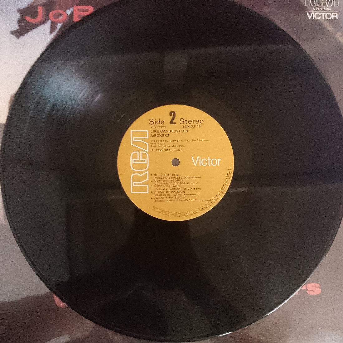 แผ่นเสียง JoBoxers - Like Gangbusters Vinyl VG+