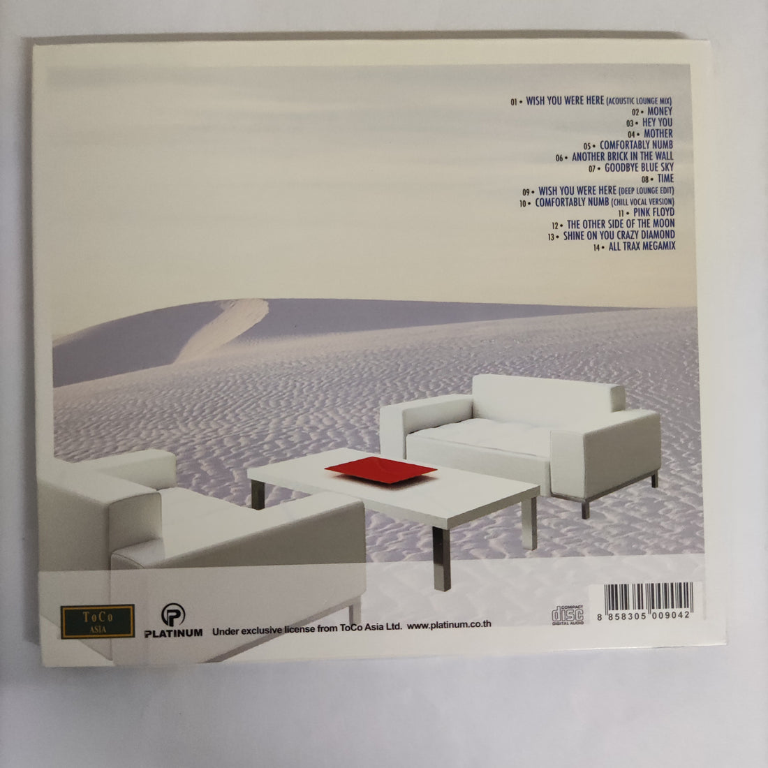 ซีดี The Sunset Lounge Orchestra - The Pink Floyd Cool Down Experience CD NM