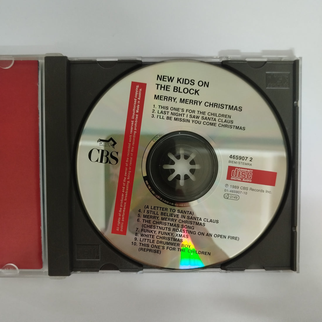 ซีดี New Kids On The Block - Merry, Merry Christmas CD VG+