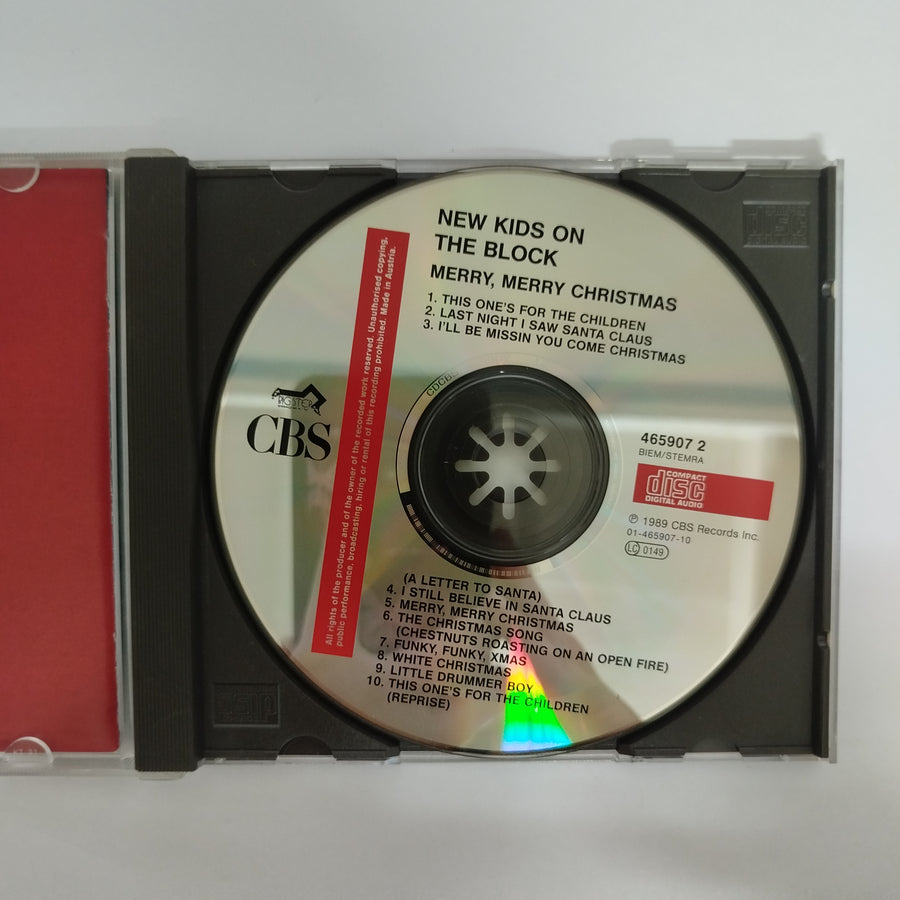 ซีดี New Kids On The Block - Merry, Merry Christmas CD VG+