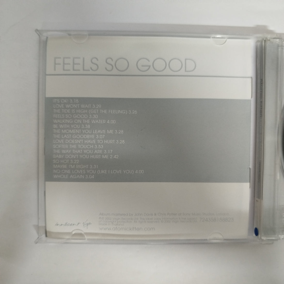 ซีดี Atomic Kitten - Feels So Good CD VG 1CD 1AVCD