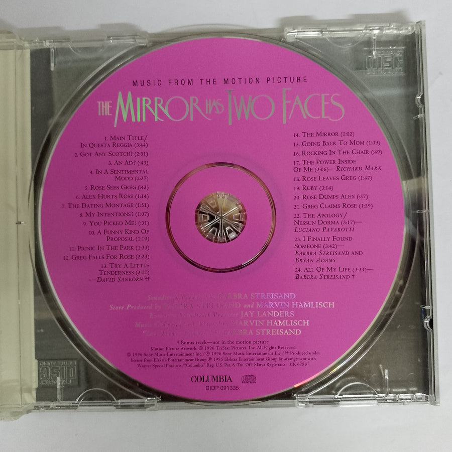 ซีดี Barbra Streisand / Marvin Hamlisch - The Mirror Has Two Faces CD VG+