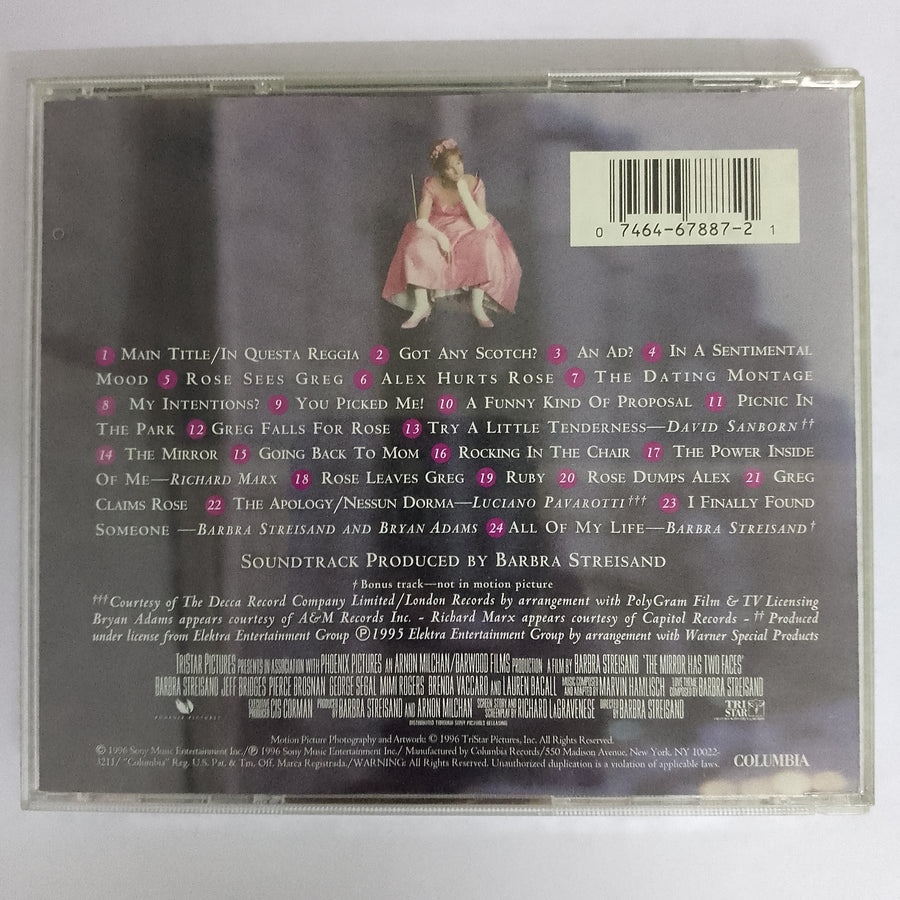 ซีดี Barbra Streisand / Marvin Hamlisch - The Mirror Has Two Faces CD VG+