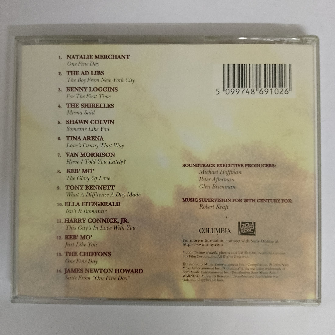 ซีดี Various - One Fine Day Music From The Motion Picture CD VG+