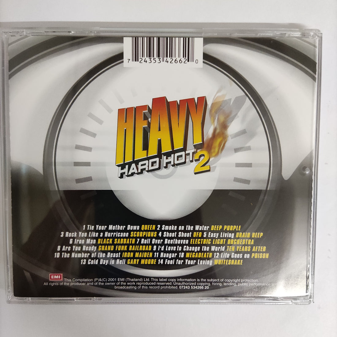 ซีดี Various - Heavy Hard Hot 2 CD VG+