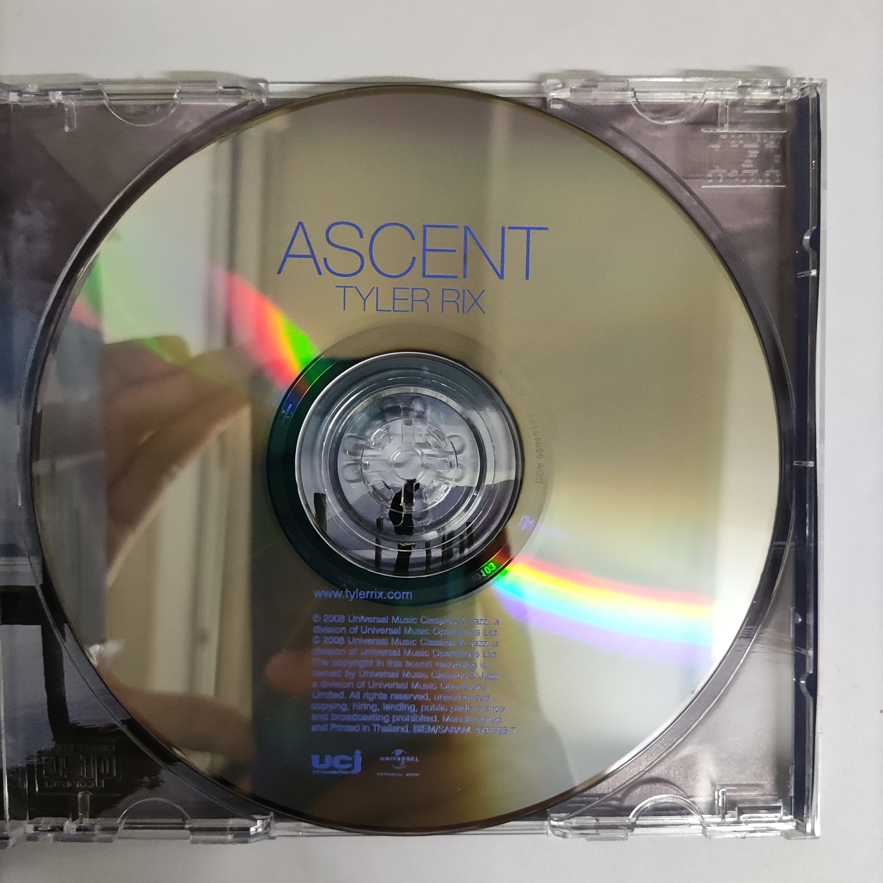 ซีดี Tyler Rix -Ascent (CD) (NM) – Restory Music