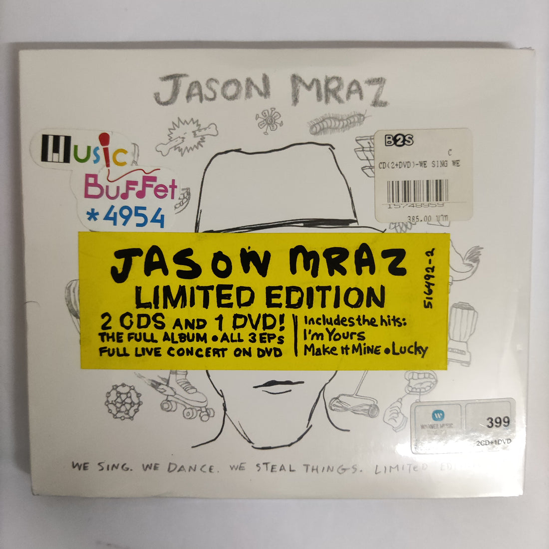 ซีดี Jason Mraz – We Sing. We Dance. We Steal Things. Limited Edition CD M