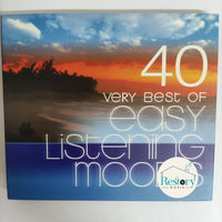 ซีดี Various - 40 Very Best Easy Listening Moods CD NM 2CDs