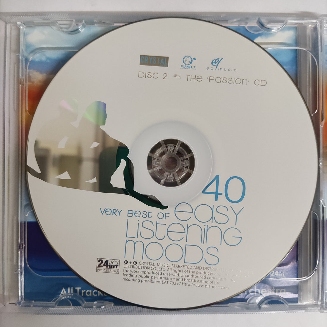 ซีดี Various - 40 Very Best Easy Listening Moods CD NM 2CDs