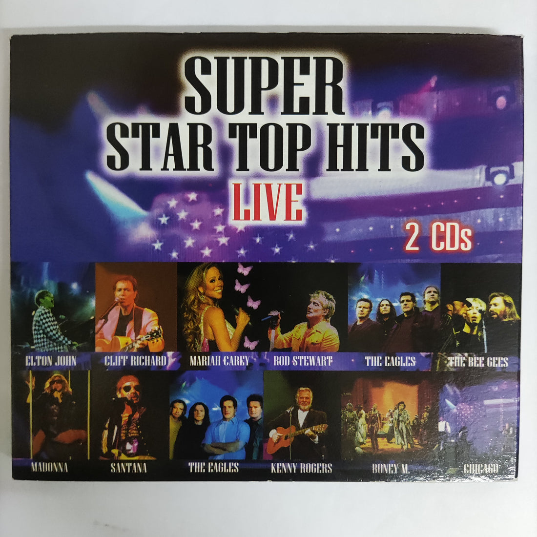 ซีดี Various - Super Star Top Hits Live Vol.2 CD VG+ 2CDs