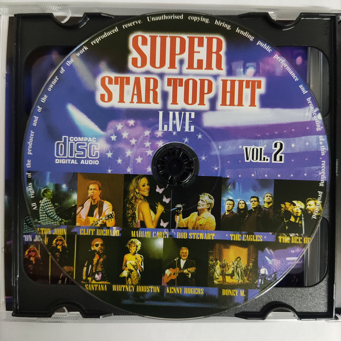 ซีดี Various - Super Star Top Hits Live Vol.2 CD VG+ 2CDs
