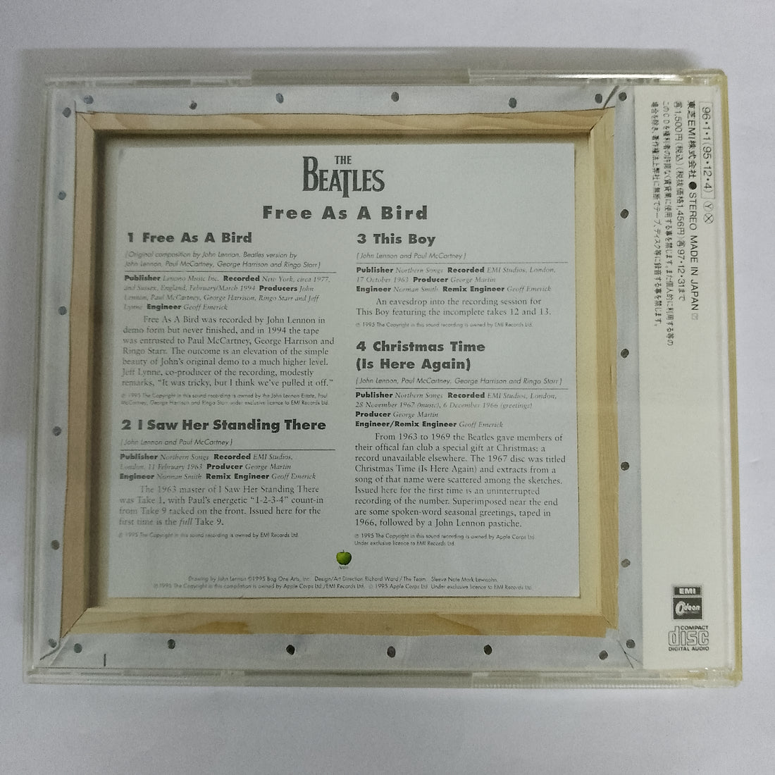 ซีดี The Beatles - Free As A Bird CD VG+