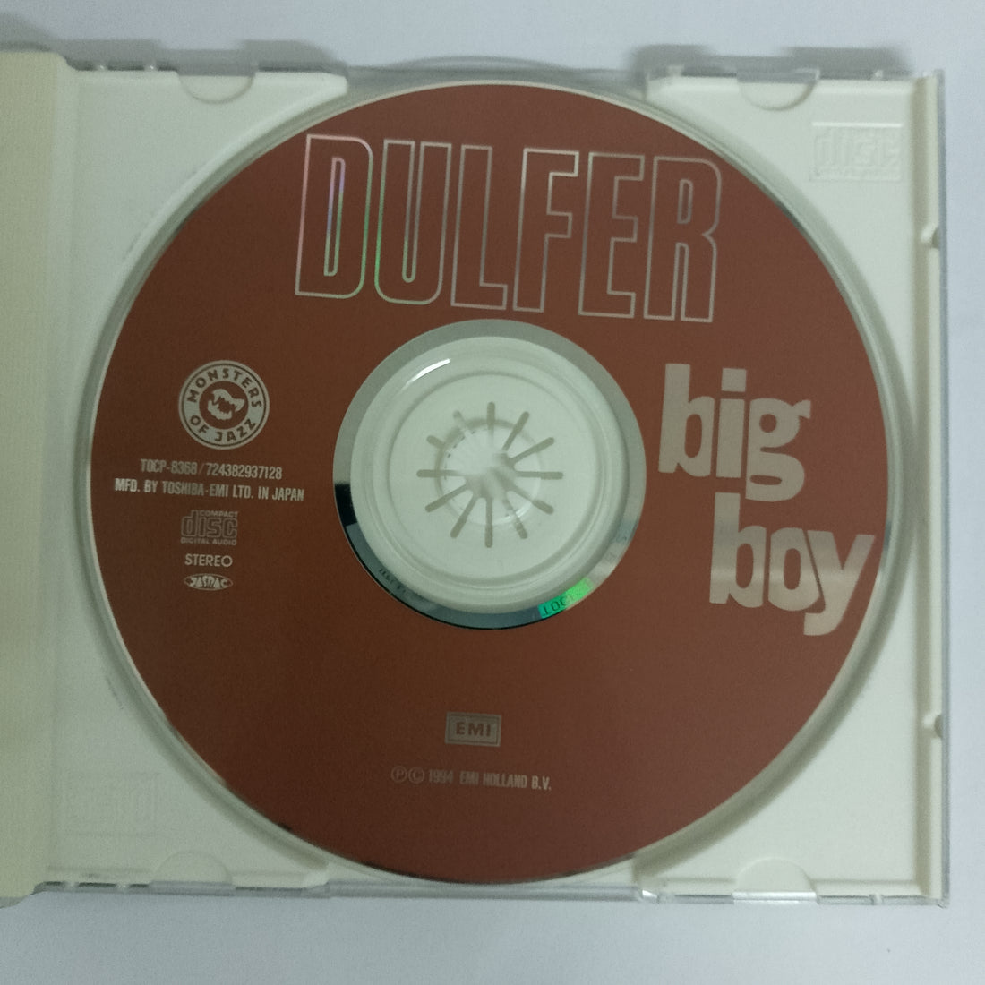 ซีดี Hans Dulfer - Big Boy CD VG+