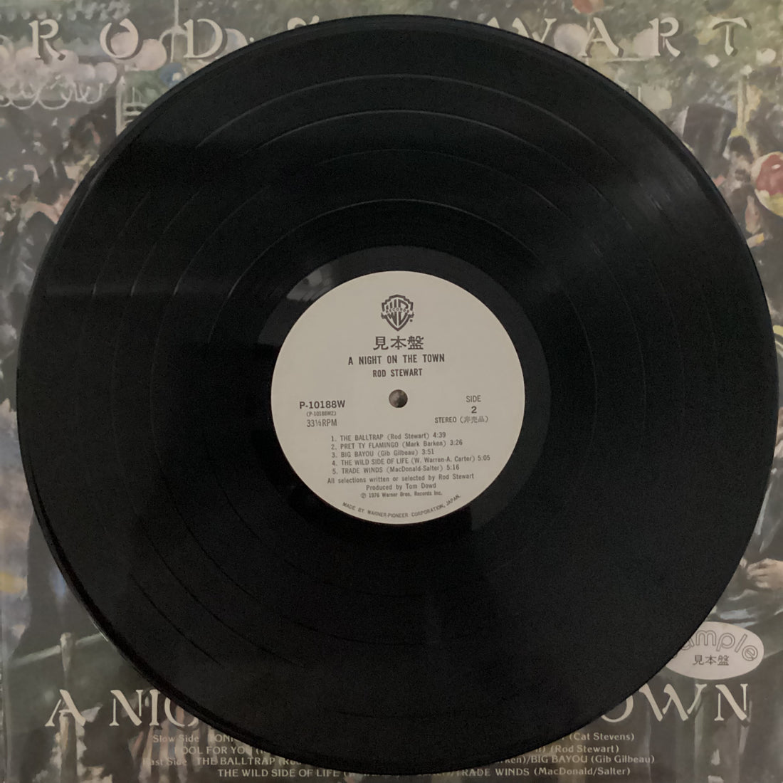 แผ่นเสียง Rod Stewart - A Night On The Town Vinyl VG+