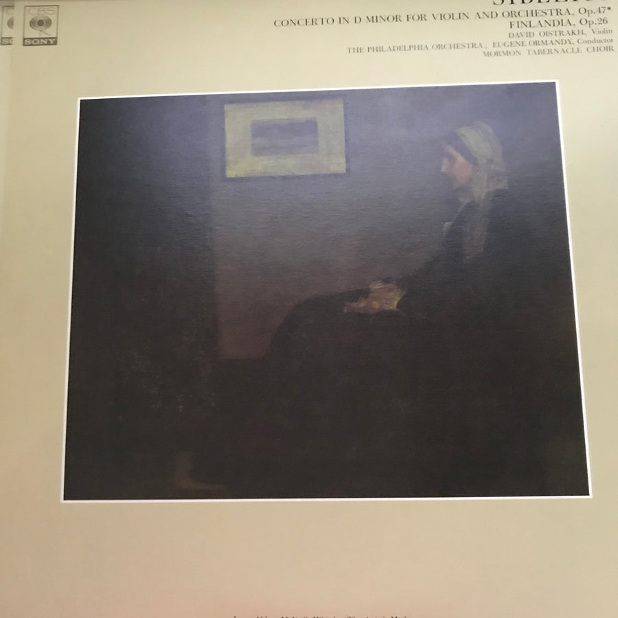 แผ่นเสียง Jean Sibelius, David Oistrach , Violin, The Philadelphia Orchestra ; Eugene Ormandy , Conductor, Mormon Tabernacle Choir - Concerto In D Minor For Violin And Orchestra, Op.47 / Finlandia, Op.26 Vinyl VG+