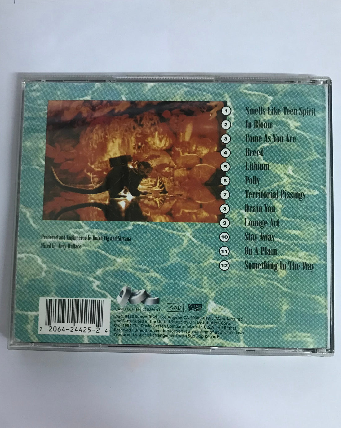 ซีดี Nirvana - Nevermind (CD) (VG+)