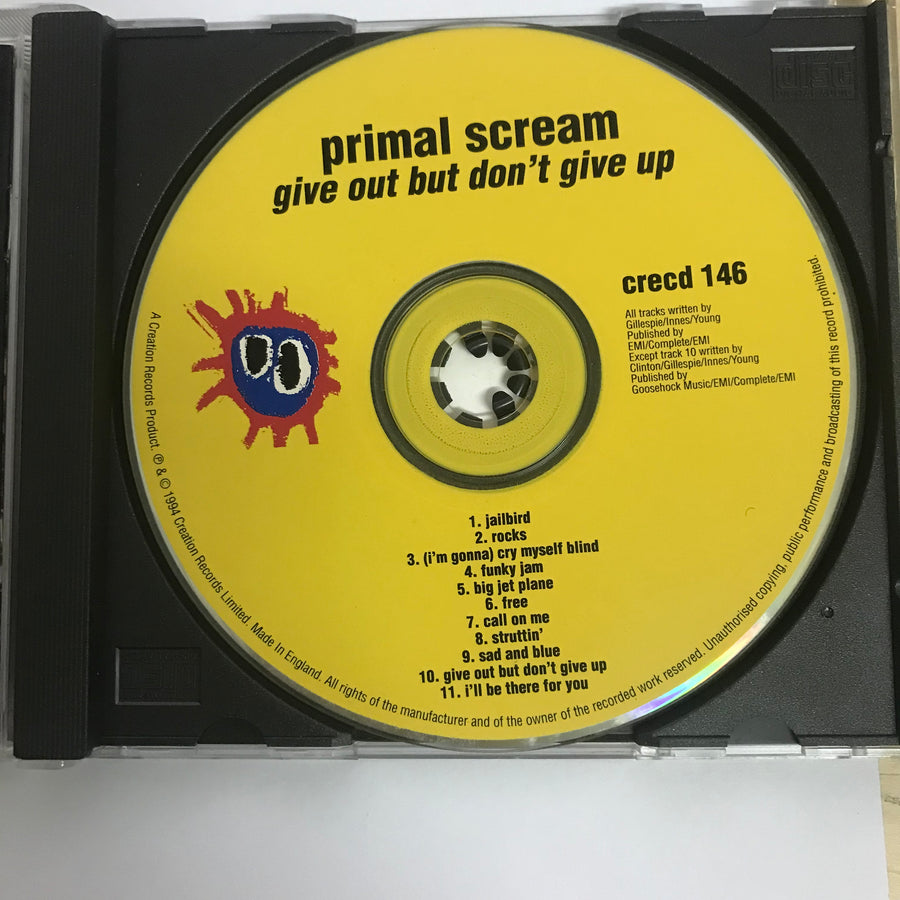 ซีดี Primal Scream - Give Out But Don't Give Up (CD) (VG+)