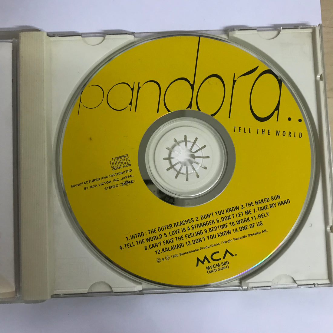 ซีดี Pandora - Tell The World CD VG+