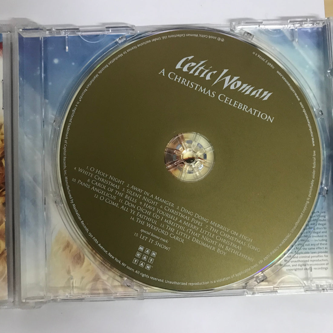 ซีดี Celtic Woman - A Christmas Celebration (CD) (VG+)