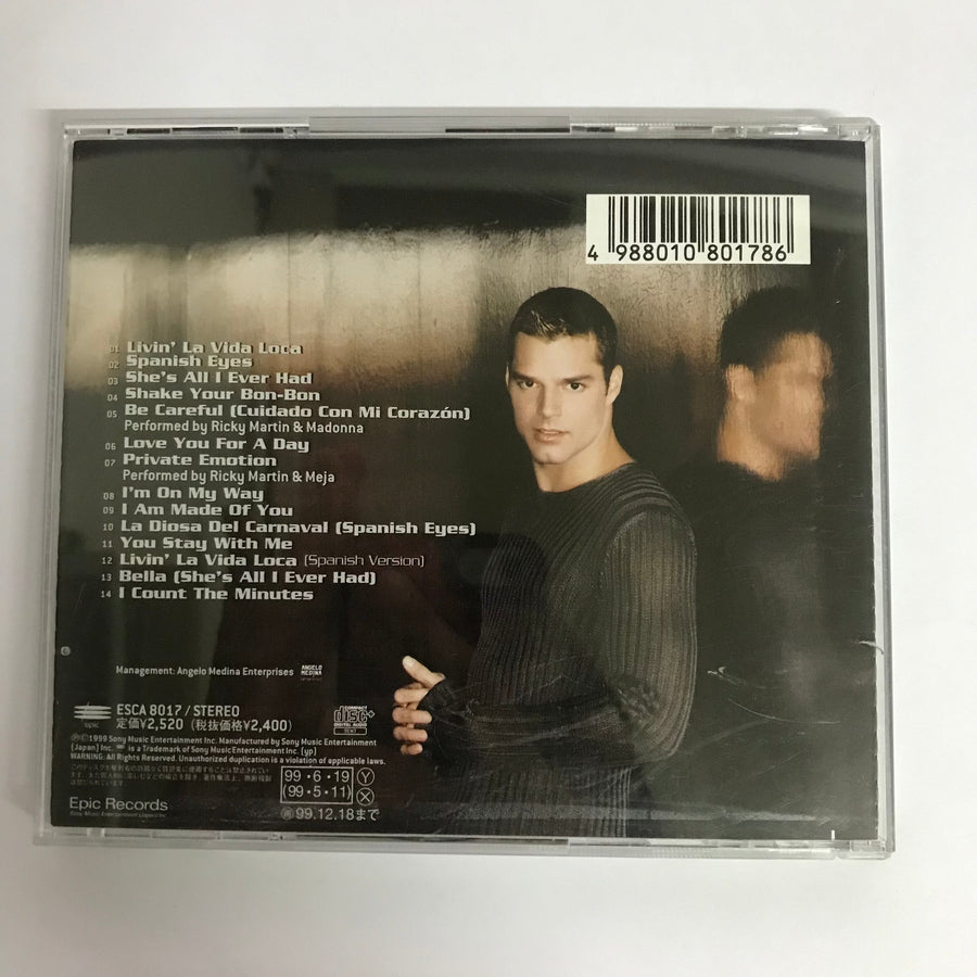 ซีดี Ricky Martin - Ricky Martin (CD) (VG+)