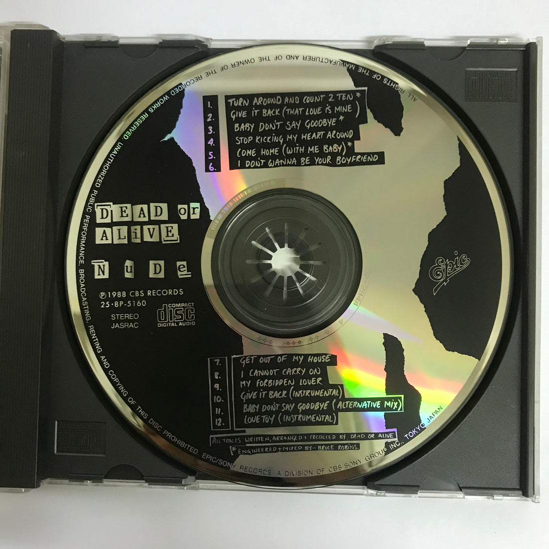 ซีดี Dead Or Alive - Nude (CD) (VG)